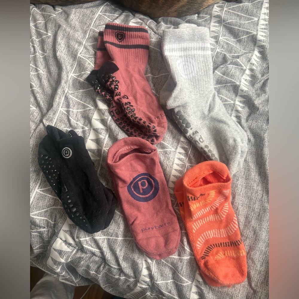 Set of 5 Pure Barre Socks